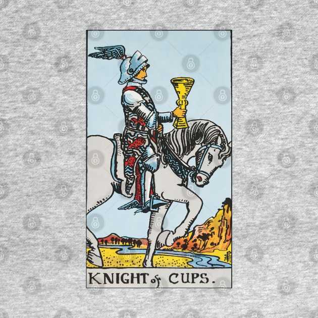 Knight of cups tarot by Nate's World of Tees